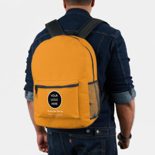 Sac À Dos Imprimé Entreprise de logo commercial Orange Marque promot