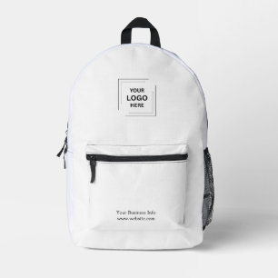 Sac À Dos Imprimé Entreprise Logo Affaires Minimaliste Imprimé Bla