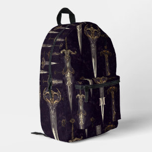 Sac À Dos Imprimé Épées de Dark Fantasy