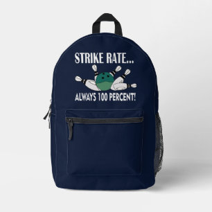 Sac À Dos Imprimé Équipe de frappe de boule de quille de bowling