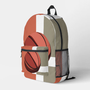 Sac À Dos Imprimé Équipe de joueur de sports de ballon de basket-bal