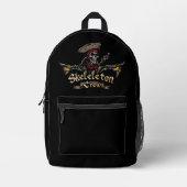 Sac À Dos Imprimé Équipe de squelette (Recto)