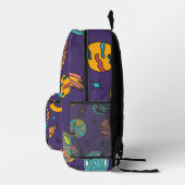 Sac À Dos Imprimé Espace moderne Galaxy Thème Personnalisé Nom (Droite)