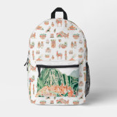 Sac À Dos Imprimé Esprit Inca | Pérou mignon illustré (Recto)