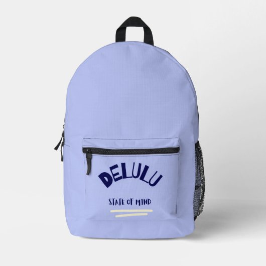 Sac À Dos Imprimé État d'esprit Delulu (Recto)