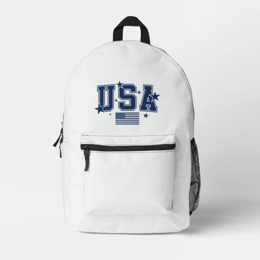 Sac À Dos Imprimé États-Unis (Recto)
