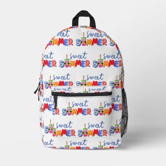 Sac À Dos Imprimé été doux (Recto)