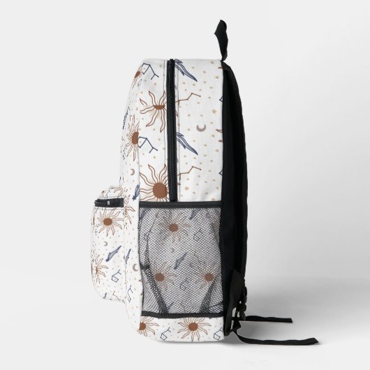 Sac À Dos Imprimé Étoile céleste, soleil et lune (Droite)