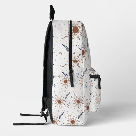 Sac À Dos Imprimé Étoile céleste, soleil et lune (Gauche)