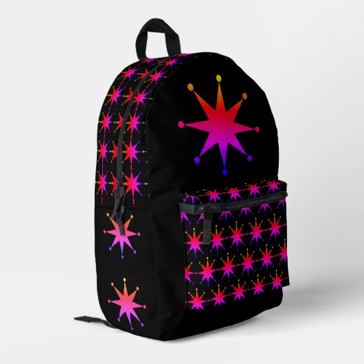 Sac à dos imprimé étoile rétro (Coin arrière gauche)