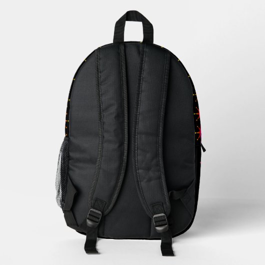 Sac à dos imprimé étoile rétro (Verso)