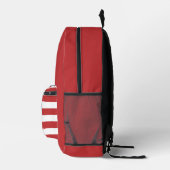 Sac À Dos Imprimé Étoiles, bandes & Gras Rouge : Drapeau américain (Droite)