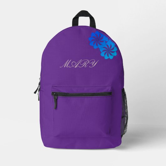 Sac À Dos Imprimé Étoiles ciel bleu (Recto)