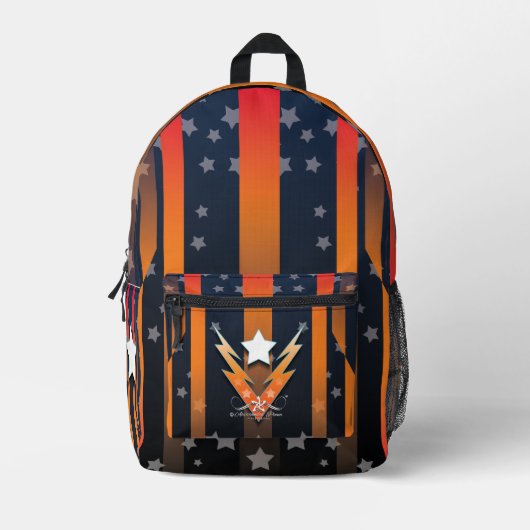 Sac À Dos Imprimé Étoiles de tonnerre (Recto)