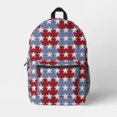 Sac À Dos Imprimé Étoiles et bandes (Recto)