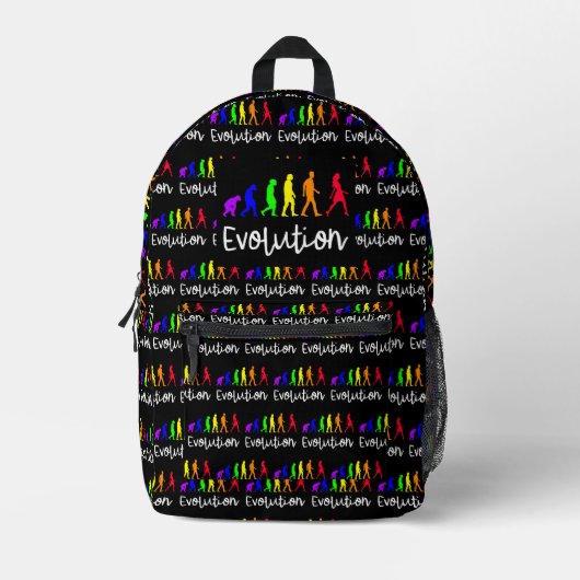 Sac À Dos Imprimé Évolution (Recto)