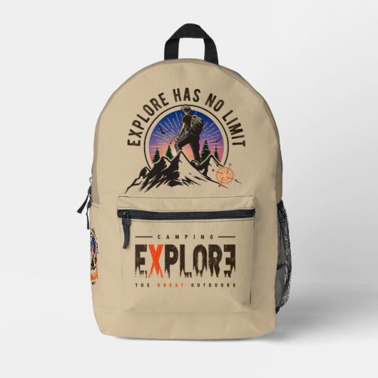 Sac À Dos Imprimé Explorateur urbain | (Recto)