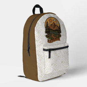 Sac À Dos Imprimé Exploration de la nature vintage/rustique