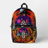 Sac À Dos Imprimé Exploser le vaisseau spatial (Recto)