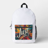 Sac À Dos Imprimé Faites-le simplement (Recto)