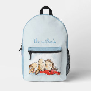 Sac À Dos Imprimé Famille de chiots