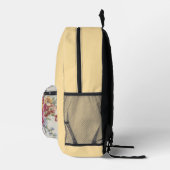 Sac À Dos Imprimé Fantaisie florale (Droite)