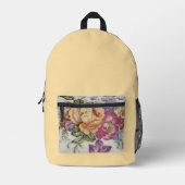 Sac À Dos Imprimé Fantaisie florale (Recto)