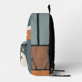 Sac À Dos Imprimé Fantômes mignons avec le nom Whimsical Halloween (Droite)