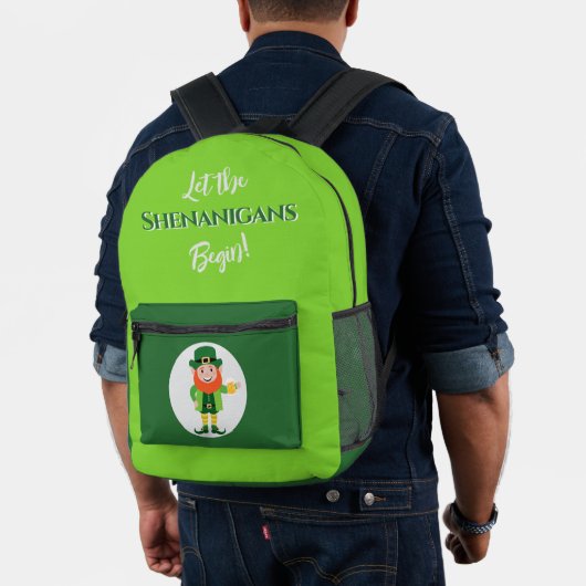 Sac À Dos Imprimé Farces Leprechaun Saint-Patrick (Insitu (Modèle))