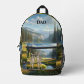 Sac À Dos Imprimé Faune et nature Personnalisée (Recto)