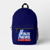 Sac À Dos Imprimé Faux News (Recto)