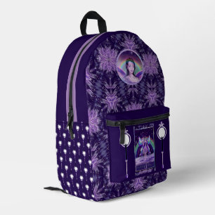Sac À Dos Imprimé Fée de pluie violette