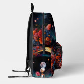 Sac À Dos Imprimé Fée mignonne au feu de lune. (Gauche)