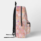 Sac À Dos Imprimé Fées roses et champignons (Gauche)