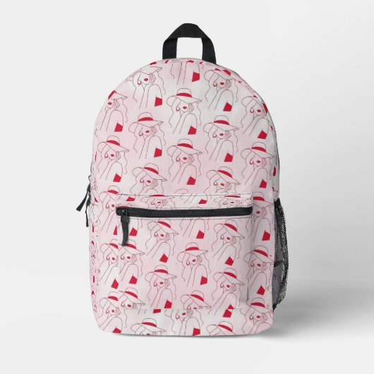 Sac À Dos Imprimé Femme (Recto)