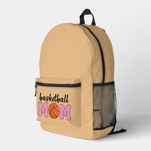 Sac À Dos Imprimé Fête de la mère mère du basket-ball (Coin arrière droit)