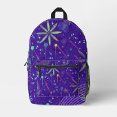 Sac À Dos Imprimé Fête du Crépuscule Pourpre (Recto)