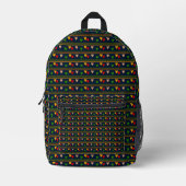 Sac À Dos Imprimé Fêtes de Noël Élégant (Recto)