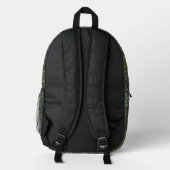 Sac À Dos Imprimé Feuillage de feuilles vertes (Verso)