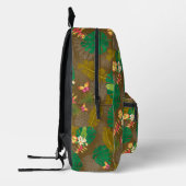 Sac À Dos Imprimé Feuillage tropical été marron (Gauche)
