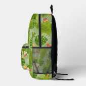 Sac À Dos Imprimé Feuillage tropical vert été (Droite)