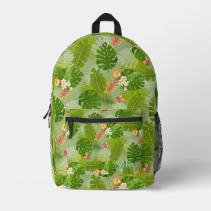Sac À Dos Imprimé Feuillage tropical vert été