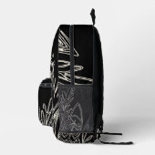 Sac À Dos Imprimé Feuille (Droite)