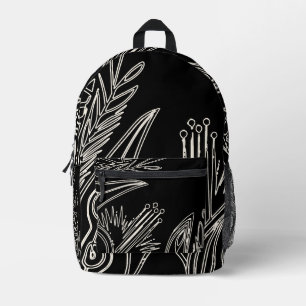 Sac À Dos Imprimé Feuille