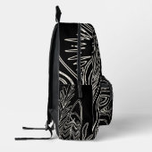 Sac À Dos Imprimé Feuille (Gauche)