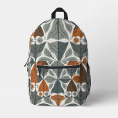 Sac À Dos Imprimé Feuille (Recto)