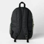 Sac À Dos Imprimé Feuille verte (Verso)