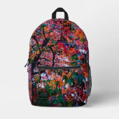 Sac À Dos Imprimé Feuilles brillants (Recto)