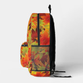 Sac À Dos Imprimé Feuilles d'automne (Droite)