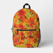 Sac À Dos Imprimé Feuilles d'automne (Recto)